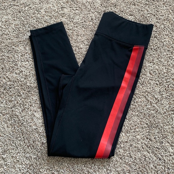 All Access x Bandier Stevie Leggings with Red Stripe - Picture 2 of 16